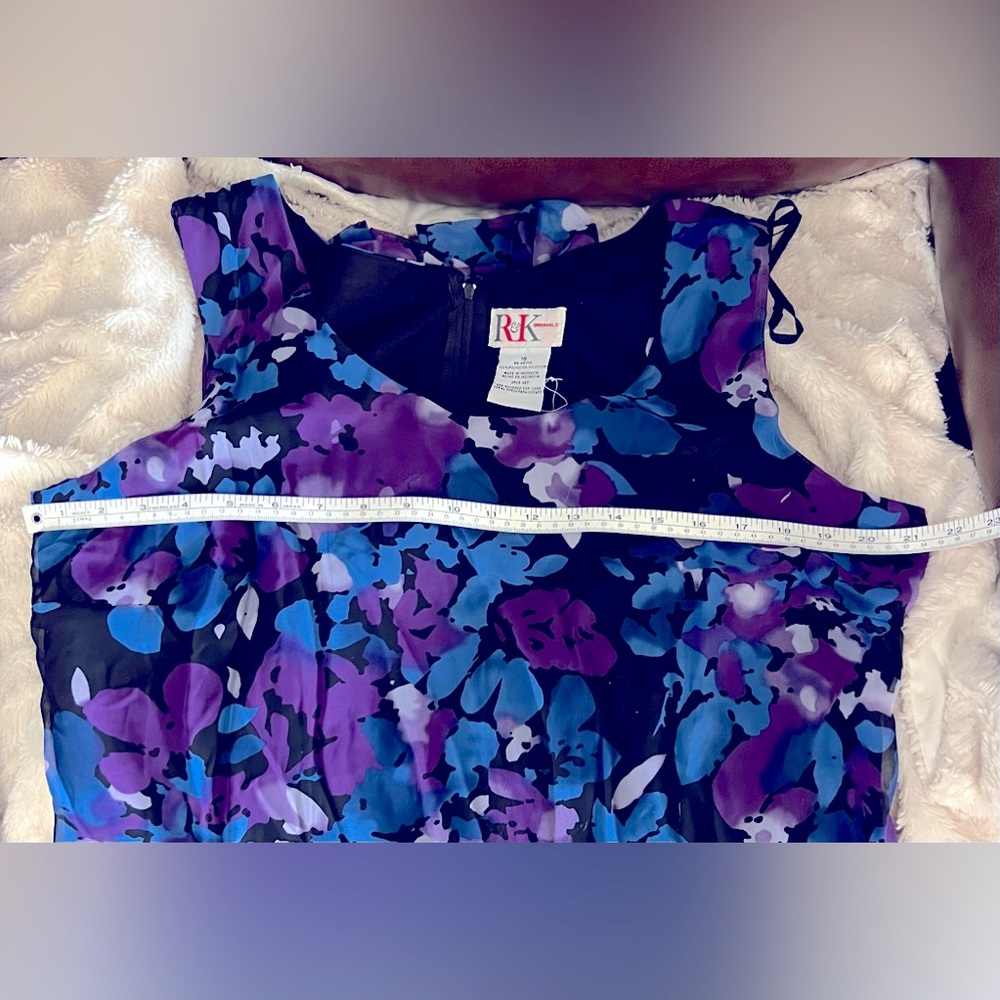 NWT  R & K Dress with sheer blouse size 18 $70 - Picture 12 of 12